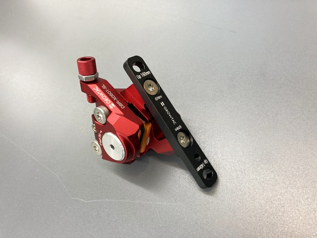 新品未使用】GROWTAC EQUAL ディスクブレーキ キャリパー 赤 自転車