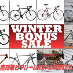 完成車とフレームがSALE価格です。