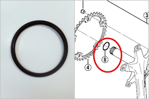 クランク脱着時に無くしやすいパーツ在庫有ります