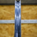 チューブレス対応のリム。